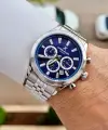Kadranı Lacivert Kordonu Gümüş Renk Iç Göstergeleri Aktif Erkek Kol Saati