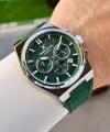 Kasası Gümüş Kordonu Yeşil Renk 44 Mm Göstergeleri Aktif Erkek Kol Saati