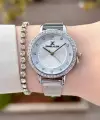 Gümüş Renk Hediye Paketli Kadın Kol Saati Ve Bileklik