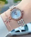 Rose Gümüş Renk 28 Mm Kadın Kol Saati ve Bileklik