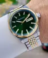 Kadranı Yeşil Kordonu Gold Gümüş Renk 40 Mm Erkek Kol Saati