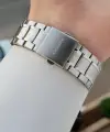 Kadranı Siyah Kordonu Gümüş Renk 43 Mm İç Göstergeleri Aktif Erkek Kol Saati