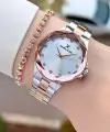 Marka Rose Gümüş Renk 33 Mm Kesme Camlı Kadın Kol Saati Ve Hediye Bileklik