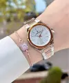 Rose Gümüş Renk 33 Mm Kadın Kol Saati ve Bileklik