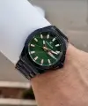Kadranı Yeşil Kordonu Siyah Renk 43 Mm İç Göstergeleri Aktif Erkek Kol Saati