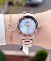 Rose Gümüş Renk 34 Mm Kadın Kol Saati ve Bileklik