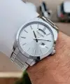 Gümüş Renk 42 mm Erkek Kol Saati