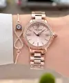 Rose Renk 30 Mm Kadın Kol Saati ve Bileklik