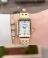 Gold Renk Kadın Kol Saati ve Bileklik