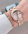 Rose Renk 32 mm Kadın Kol Saati ve Bileklik