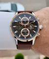 Santa Barbara Polo & Racquet Club Rose Gümüş Kahverengi Renk 44 mm Erkek Kol Saati