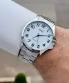 Gümüş Renk 40 mm Erkek Kol Saati