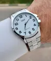 Gümüş Renk 40 mm Erkek Kol Saati