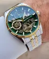 Kadranı Yeşil Kordonu Gold Gümüş Renk Otomatik 43 mm İç Göstergeleri Aktif Erkek Kol Saati