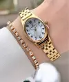 Gold Renk Rakamlı Kadın Kol Saati ve Bileklik