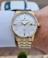 Gold Renk Hediye Paketli Paslanmaz Full Çelik Kasa Erkek Kol Saati