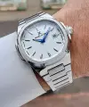 Gümüş Renk Hediye Paketli 41 mm Erkek Kol Saati
