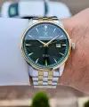 Gold Gümüş Yeşil Renk Hediye Paketli Paslanmaz Full Çelik Kasa Erkek Kol Saati