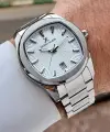 Gümüş Renk Hediye Paketli 41 mm Erkek Kol Saati