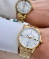 Gold Renk Hediye Paketli Sevgili Çift Kol Saati STISTE37