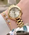 Gold Renk Kadın Kol Saati ve Bileklik