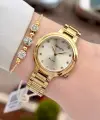 Gold Renk Kadın Kol Saati ve Bileklik