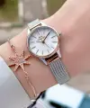 Rose Gümüş Renk Kadın Kol Saati ve Bileklik