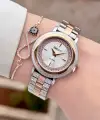 Rose Gümüş Renk Kadın Kol Saati ve Bileklik