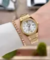 Gold Renk Hediye Paketli 30 Mm Kadın Kol Saati ve Bileklik