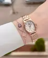 Rose Renk Hediye Paketli Kadın Kol Saati ve Bileklik