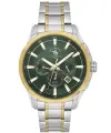 Santa Barbara Polo & Racquet Club Kadranı Yeşil Kodronu Gold Gümüş Renk 45 Mm Erkek Kol Saati