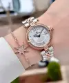 Rose Gümüş Renk 32 Mm Kadın Kol Saati ve Bileklik