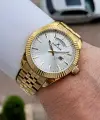 Gold Renk Hediye Paketli Erkek Kol Saati