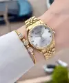 Gold Renk Kadın Kol Saati ve Bileklik
