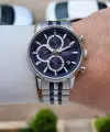 Lacivert Gümüş Renk İç Göstergeleri Aktif 41 Mm Erkek Kol Saati