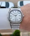 Gümüş Renk 40 Mm Erkek Kol Saati