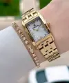 Kadranı Sedefli Kordonu Gold Renk 22 mm Kadın Kol Saati
