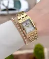 Kadranı Sedefli Kordonu Gold Renk 22 mm Kadın Kol Saati