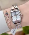 Rose Gümüş Renk 24 mm Hediye Paketli Kadın Kol Saati