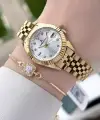 Daniel Klein Gold Renk 28 mm Kadın Kol Saati ve Bileklik
