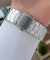 Kadranı Siyah Kordonu Gümüş Renk 44 Mm Hediye Paketli İç Göstergeleri Aktif Erkek Kol Saati
