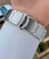 Kadranı Yeşil Kordonu Gümüş Renk 44 Mm İç Göstergeleri Aktif Erkek Kol Saati