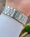 Kadranı Siyah Kordonu Gümüş Renk 44 Mm Hediye Paketli İç Göstergeleri Aktif Erkek Kol Saati