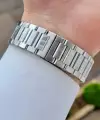 Kadranı Mavi Kordonu Gümüş Renk 44 Mm Hediye Paketli İç Göstergeleri Aktif Erkek Kol Saati