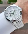 Gümüş Renk 44 Mm Hediye Paketli İç Göstergeleri Aktif Erkek Kol Saati