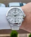Gümüş Renk 44 Mm Hediye Paketli İç Göstergeleri Aktif Erkek Kol Saati