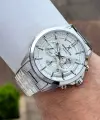 Gümüş Renk 44 Mm Hediye Paketli İç Göstergeleri Aktif Erkek Kol Saati