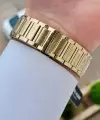 Kadranı Siyah Kordonu Gold Renk 43,5 Mm Hediye Paketli İç Göstergeleri Aktif Erkek Kol Saati