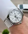 Gümüş Renk 43,5 Mm Hediye Paketli İç Göstergeleri Aktif Erkek Kol Saati
