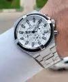 Gümüş Renk 44 Mm Hediye Paketli İç Göstergeleri Aktif Erkek Kol Saati